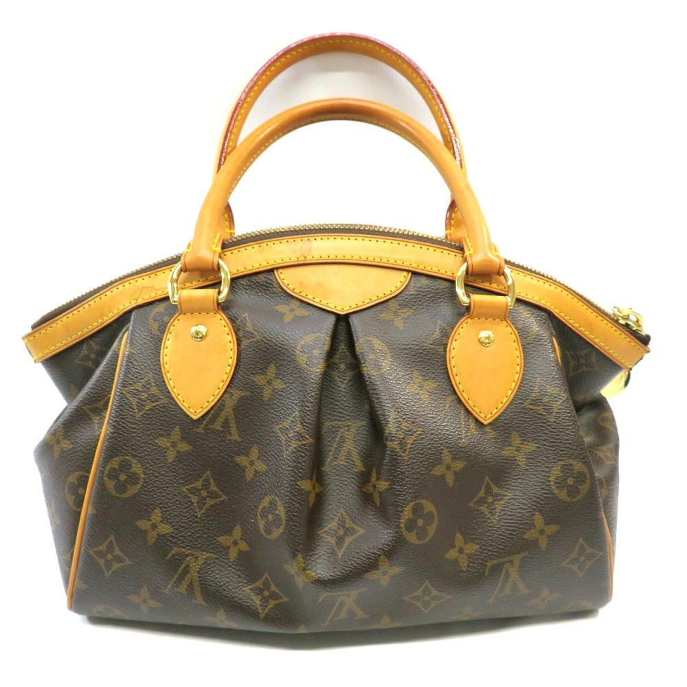 Louis Vuitton Monogram Canvas LV Handbag Tivoli Brown